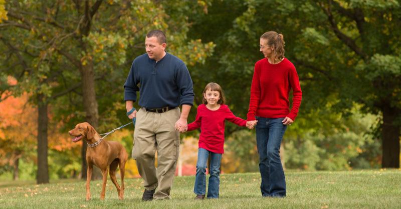 family picture walking in park, Cedar Rapids, Marion, Eastern, Iowa